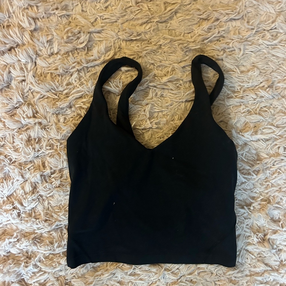lululemon athletica Black Tank Top